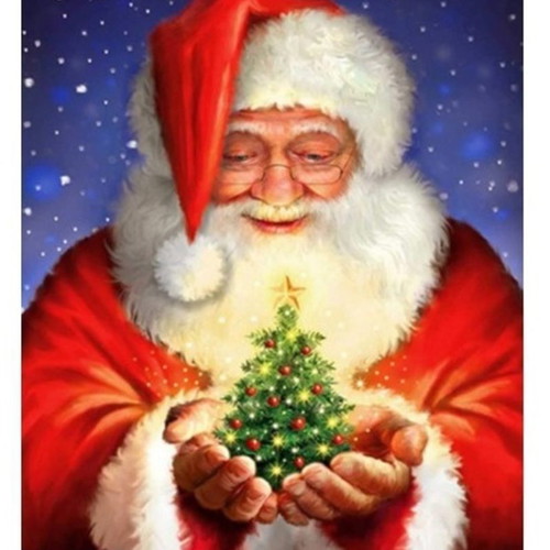 Santa Claus Diamond Painting Kit new, 40x30 cm