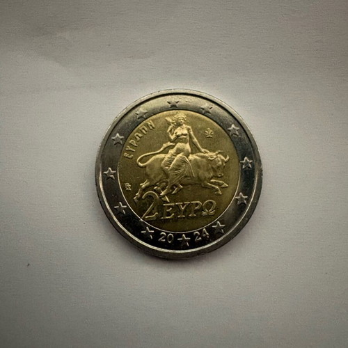 Collectible 2 euro Greece 2006 like new with errors