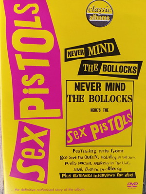 Sex Pistols DVD Never mind the bollocks σαν καινούργιο