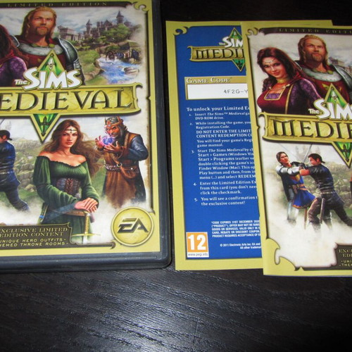 Sims 3 Medieval Limited Edition PC DVD like new