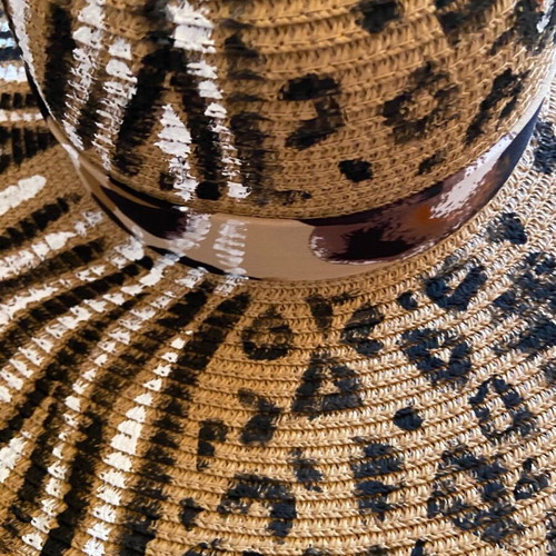 Hand-painted hat new, size 57