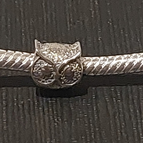 Charm Mini Owl A.L.E. silver new