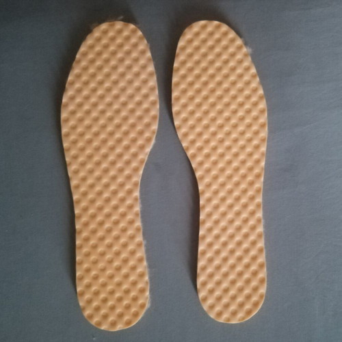 Thermal shoe insoles made of pure wool, size 44-45