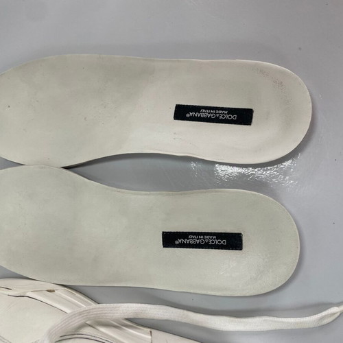 Dolce & Gabbana Roma low-top sneakers like new, size 42.5, white