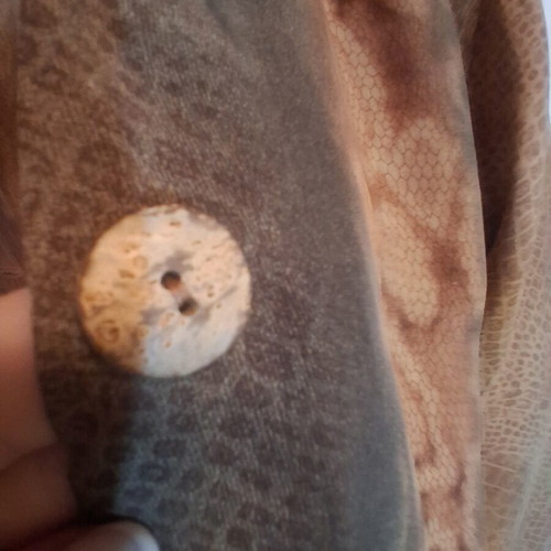 Lightweight blazer with animal print, like new, one size brown