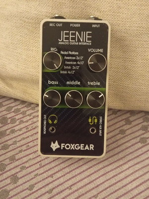 Foxgear Jeenie analog electric guitar interface like new
