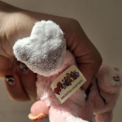 Keel Toys vintage piggy keyring plush toy