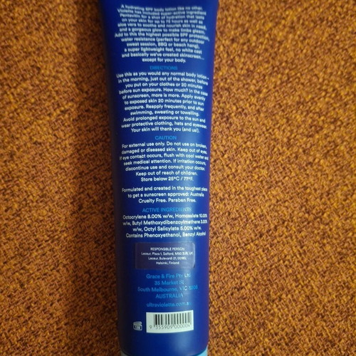 Ultra Violette Extreme Screen Hydrating Body & Hand Skinscreen SPF 50+ nearly new