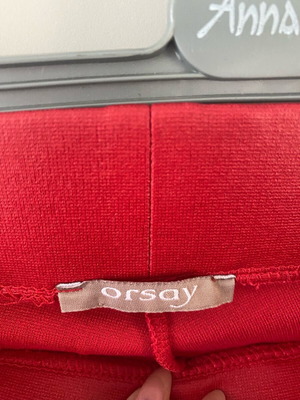 Orsay elastic red pants small like new