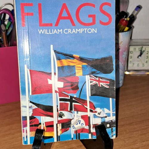 Flags William Crampton book used with flags of various countries