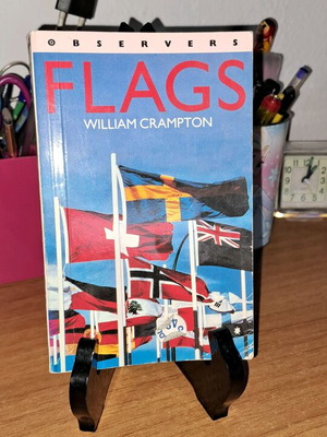 Flags William Crampton book used with flags of various countries