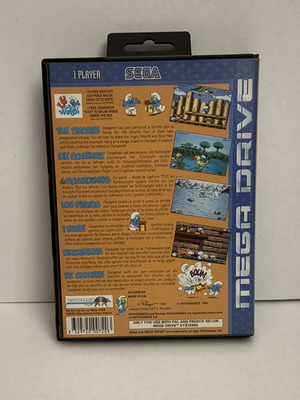 The Smurfs Sega Mega Drive game PAL CIB