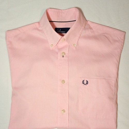 Fred Perry Oxford shirt pink size Small