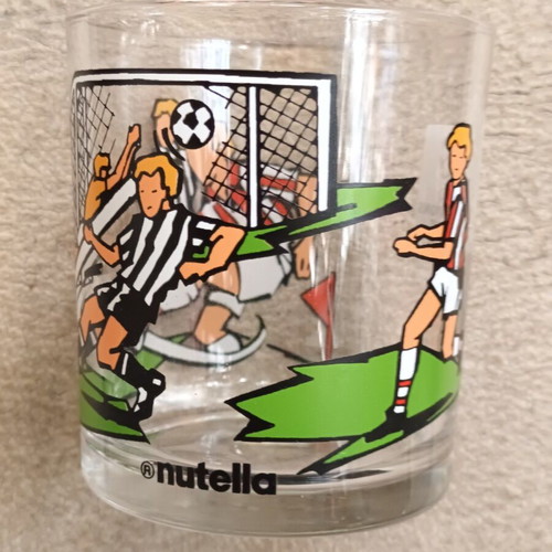 UEFA Champions League Nutella collectible glass like new