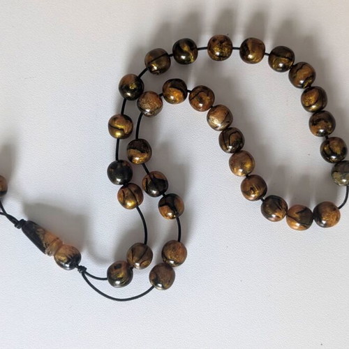 Tiger's Eye Worry Beads 39 cm like new