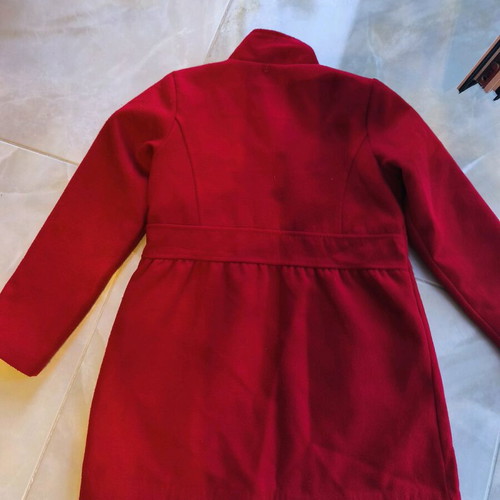 Red coat with satin lining like new