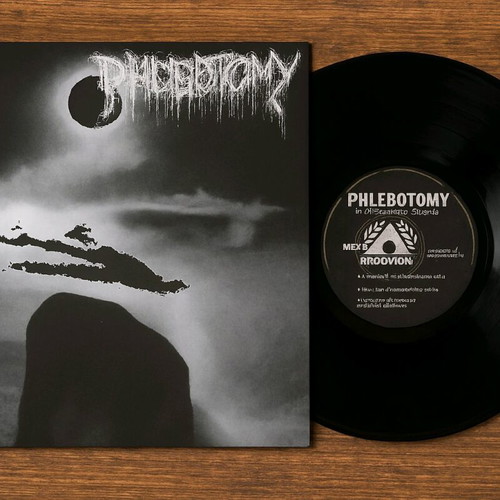 Phlebotomy Dawn of Grief 7″ EP 1992, Molon Lave Records, like new