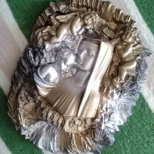 Gypsum decorative icon of Virgin Mary new