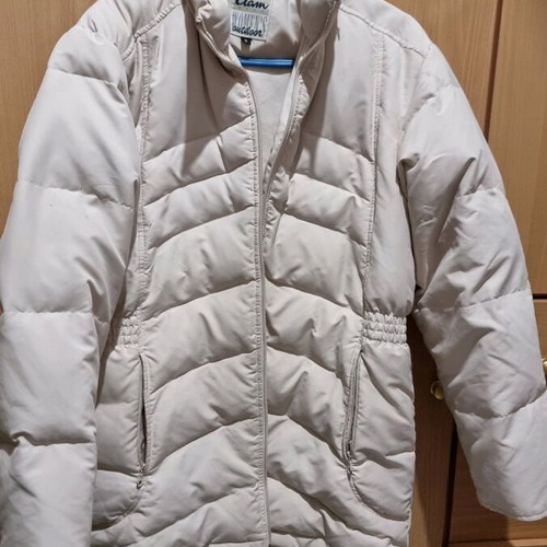 Miss Etam women's beige jacket used, size S
