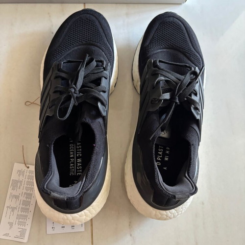 Adidas Ultra Boost athletic shoes, black, size 42
