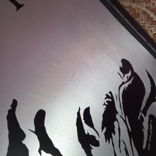 Stencil Art Bram Stoker's Dracula Frame like new, metal sheet