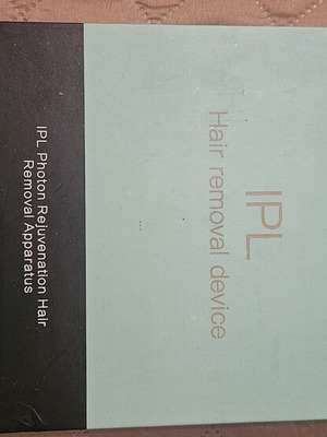 IPL hair removal device with laser like new