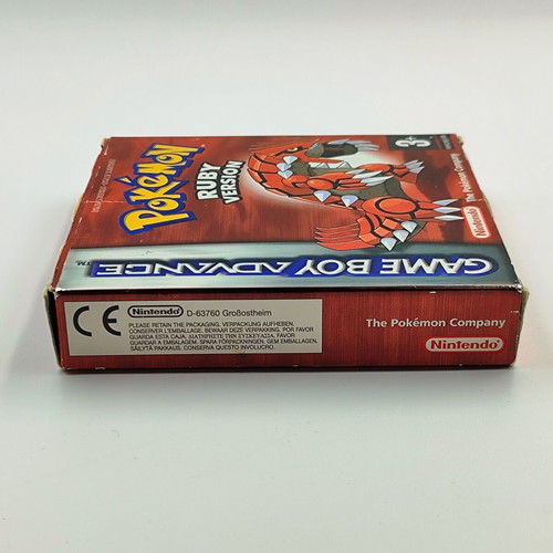 Pokemon Ruby Version Game Boy Advance used, PAL EUR
