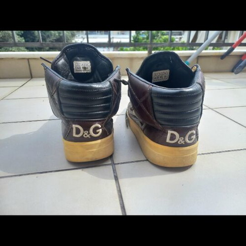Dolce & Gabbana sneakers like new, brown with beige, size 43
