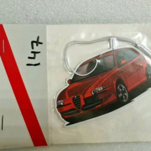 Alfa Romeo car air freshener new with models 147-156-159-Mito-Giulia