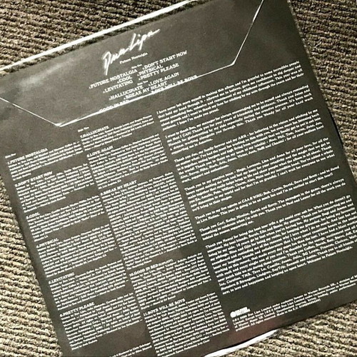 Vinyl album Dua Lipa Future Nostalgia limited edition new