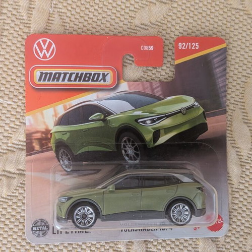 Matchbox Volkswagen ID.4 toy car, green