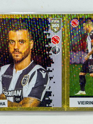 Panini FIFA 365 2018-2019 André Vieirinha Rainbow Sticker mint condition