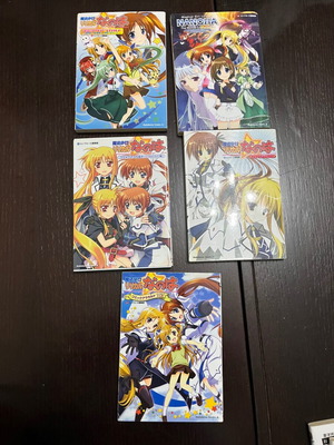 Nanoha manga set of 5 books new, Japanese language