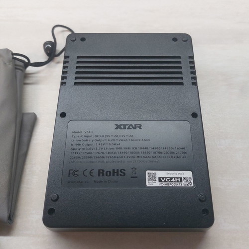 Xtar VC4H 4-Channel Intelligent Charger new for Li-ion and Ni-MH batteries