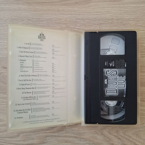 VH1 Divas Live 1998 VHS tape