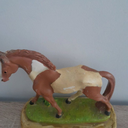 Wax horse used with minor damages