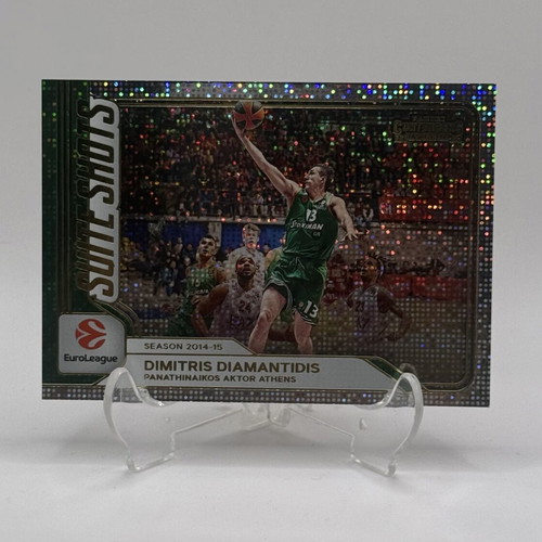 Panini Contenders EuroLeague Suite Shots #13 Dimitris Diamantidis card like new