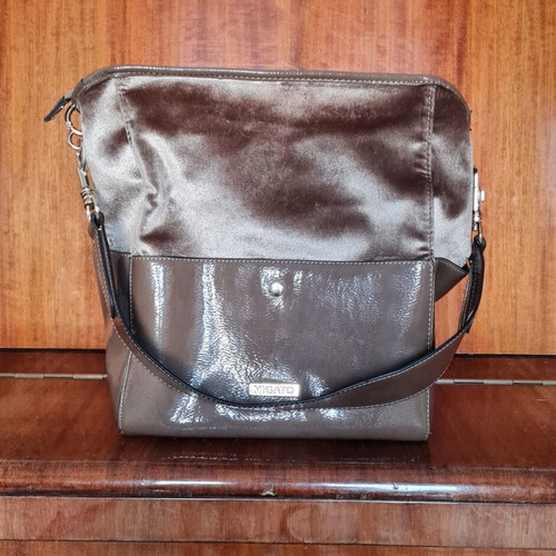 Migato shoulder bag new, brown and gold