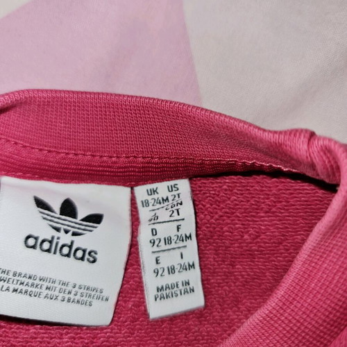 Adidas tracksuit set 2 years pink like new