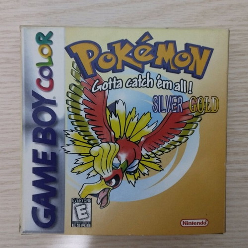 Pokémon Silver Gold for Game Boy Color used