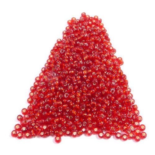 Glass seed beads 4mm pack of about 100 in excellent condition