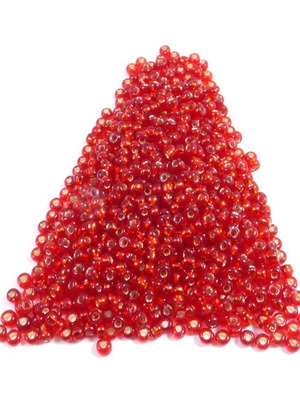 Glass seed beads 4mm pack of about 100 in excellent condition