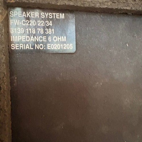Philips hi-fi speakers like new, set of 2