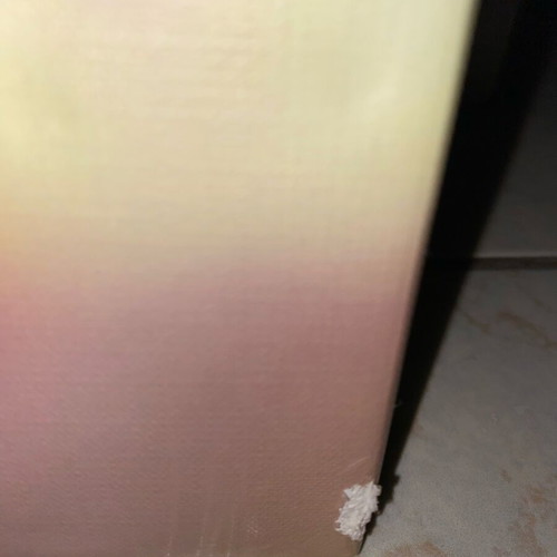 Decorative painting used with small defect