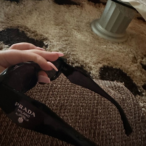 Prada black sunglasses like new