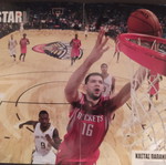 Olympiacos basketball poster used, double