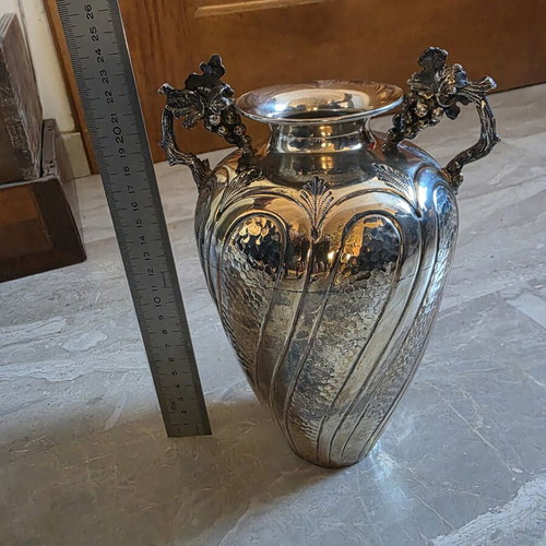 Silver Vase 925, 463 Grams, New, Designed by Armao