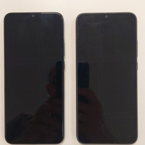 Samsung Galaxy A03 and Xiaomi Redmi 9A phones used, charging issue