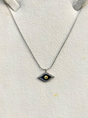 Silver 925 chain with new evil eye pendant