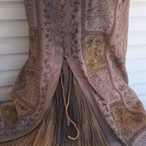 Boho Chic Shakti Set 2 Pieces like new, embroidered top and skirt